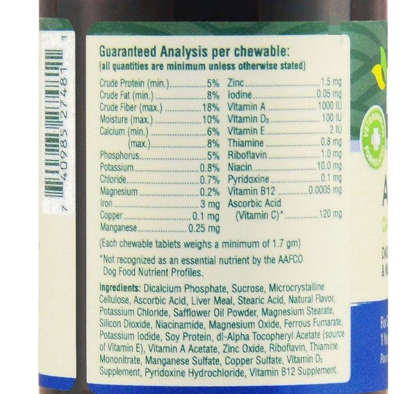 Petnc Multivitaminas para Perros